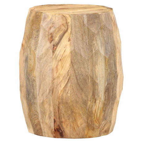 Vidaxl kruk trommelvormig massief mangohout
