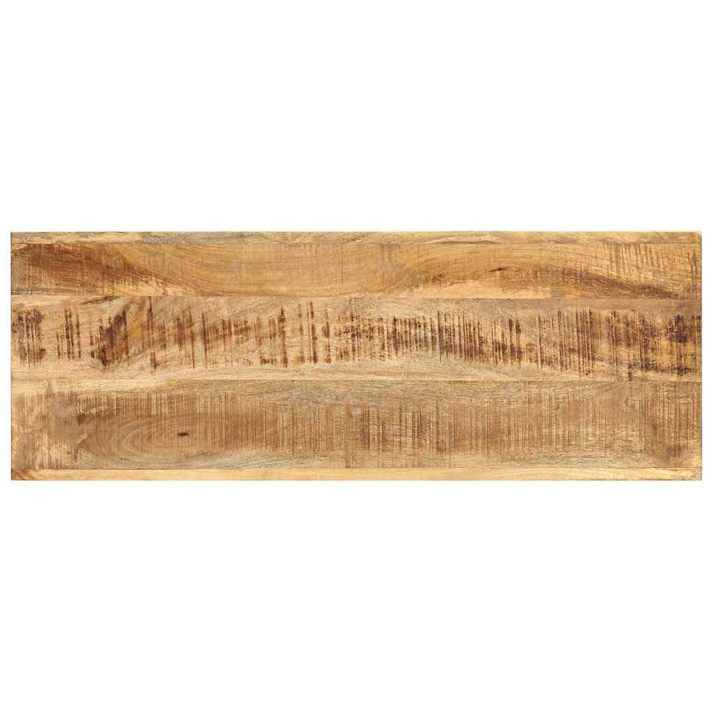 Vidaxl wandtafel 110x35x76 cm massief mangohout