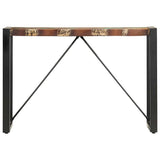 Vidaxl wandtafel 110x35x76 cm massief gerecycled hout