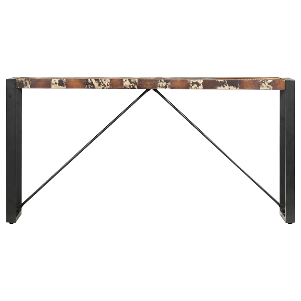 Vidaxl wandtafel 150x35x76 cm massief gerecycled hout