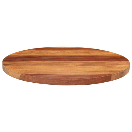 Vidaxl tafelblad rond 25-27 mm 50 cm massief acaciahout