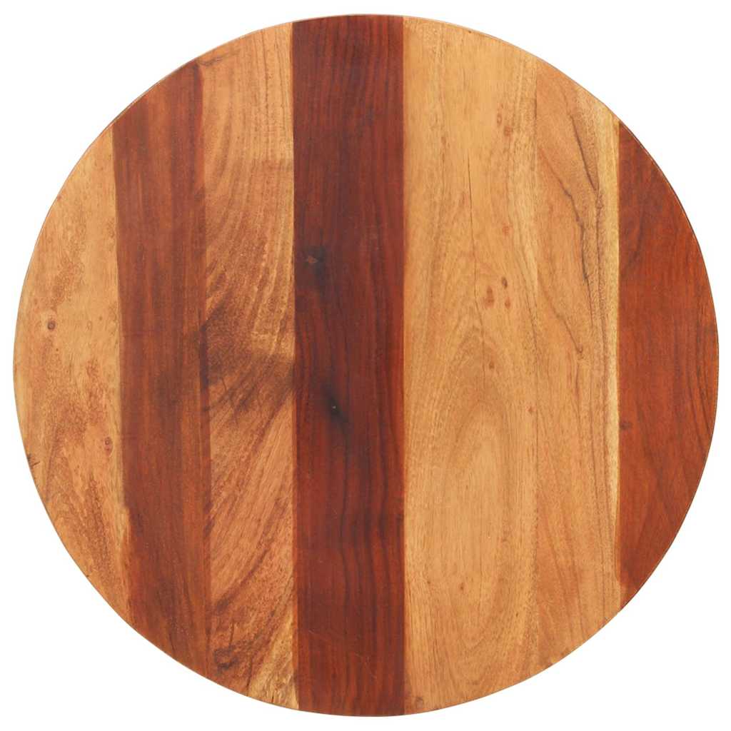 Vidaxl tafelblad rond 25-27 mm 60 cm massief acaciahout