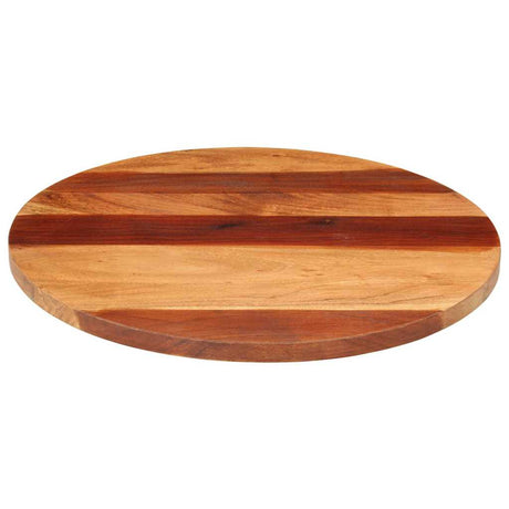 Vidaxl tafelblad rond 25-27 mm 60 cm massief acaciahout