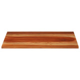 Vidaxl tafelblad 25-27 mm 60x100 cm massief acaciahout