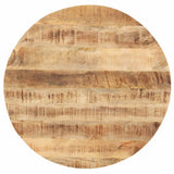 Vidaxl tafelblad rond 25-27 mm 80 cm massief mangohout