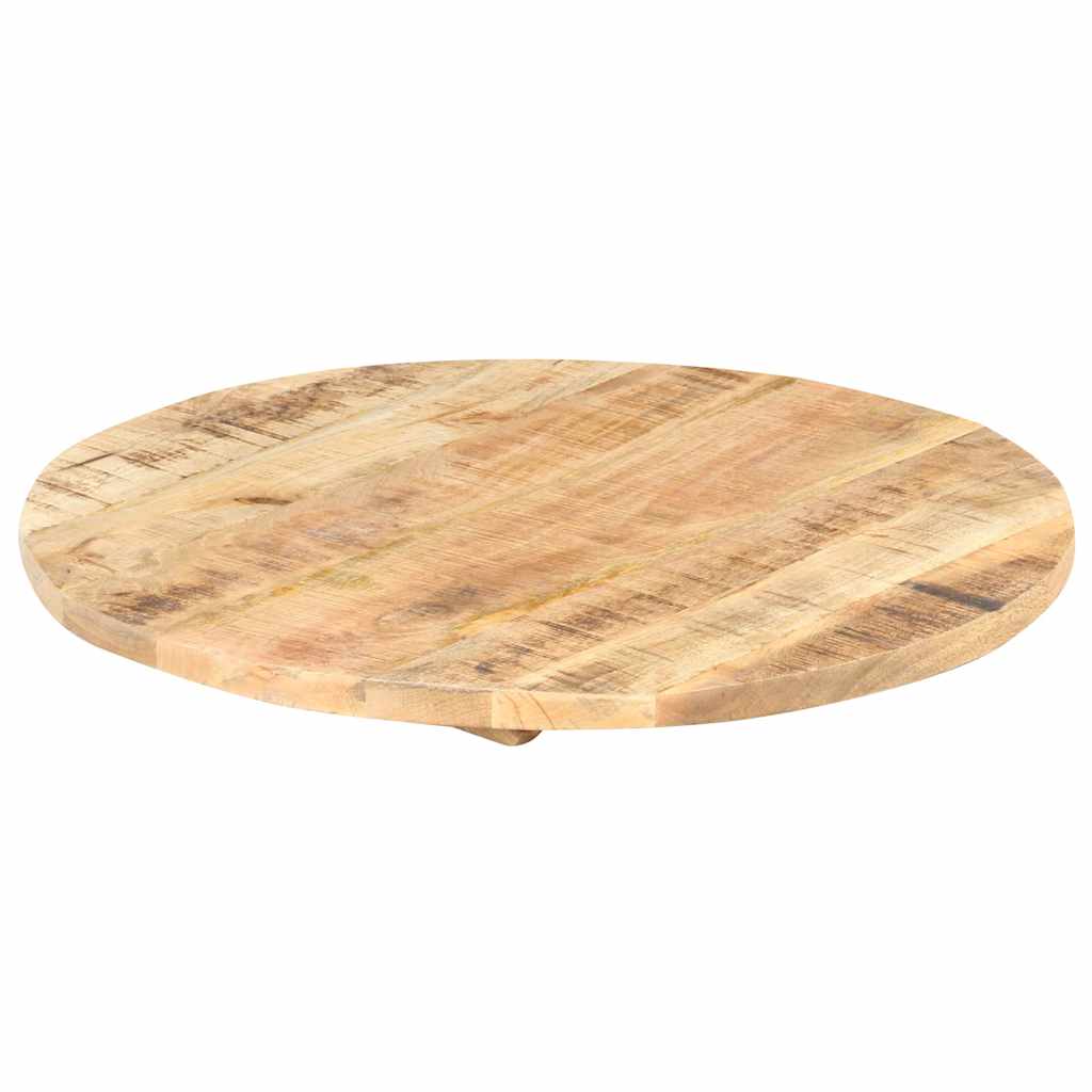 Vidaxl tafelblad rond 25-27 mm 80 cm massief mangohout