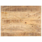 Vidaxl tafelblad 25-27 mm 90x60 cm massief mangohout