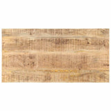 Vidaxl tafelblad 25-27 mm 100x60 cm massief mangohout
