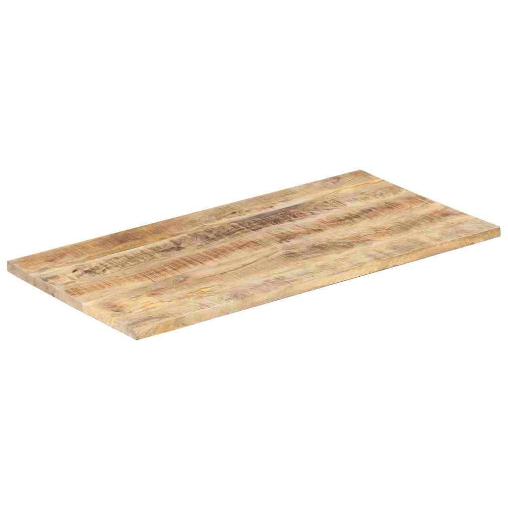 Vidaxl tafelblad 25-27 mm 100x60 cm massief mangohout