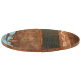 Vidaxl tafelblad rond 25-27 mm 70 cm massief gerecycled hout
