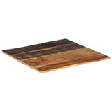 Vidaxl tafelblad vierkant 15-16 mm 70x70 cm massief gerecycled hout