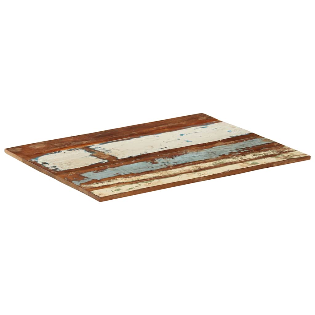 Vidaxl tafelblad rechthoekig 15-16 mm 70x90 cm massief gerecycled hout