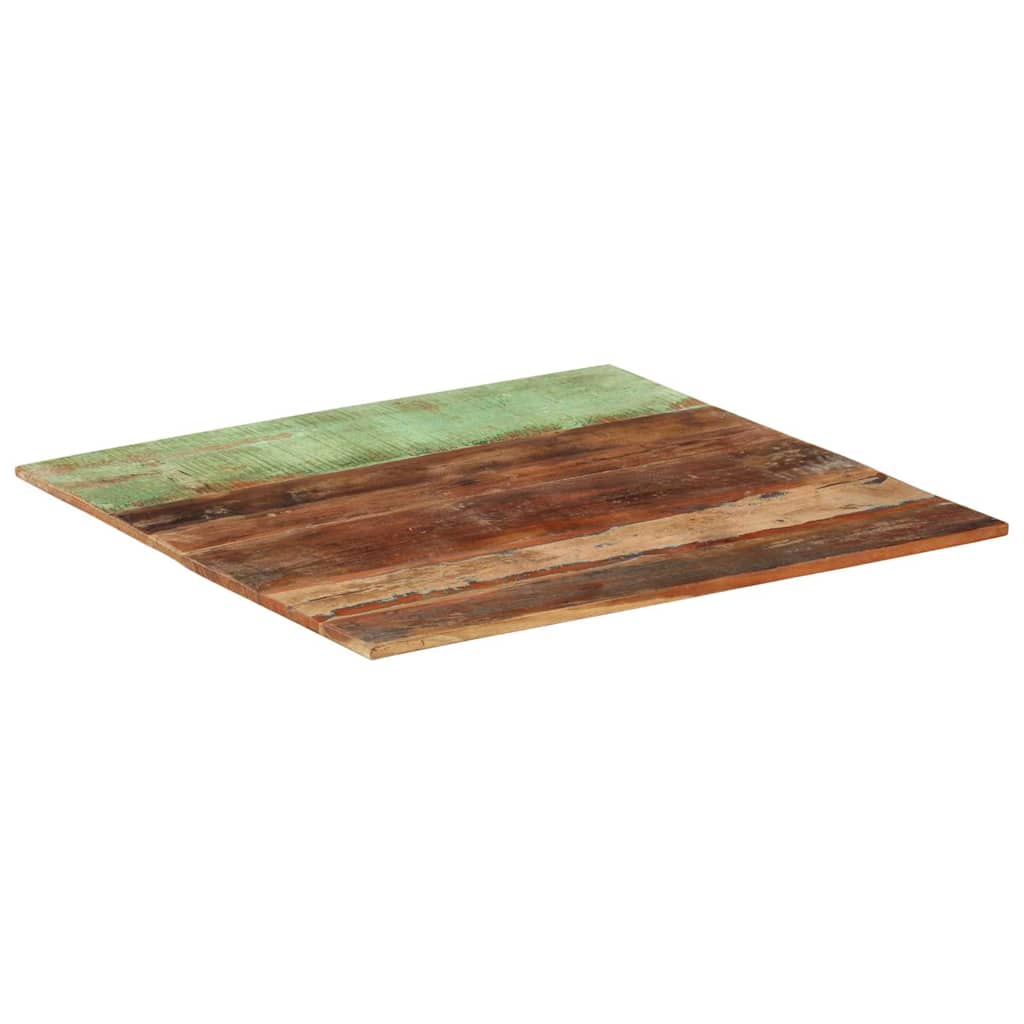 Vidaxl tafelblad vierkant 15-16 mm 80x80 cm massief gerecycled hout