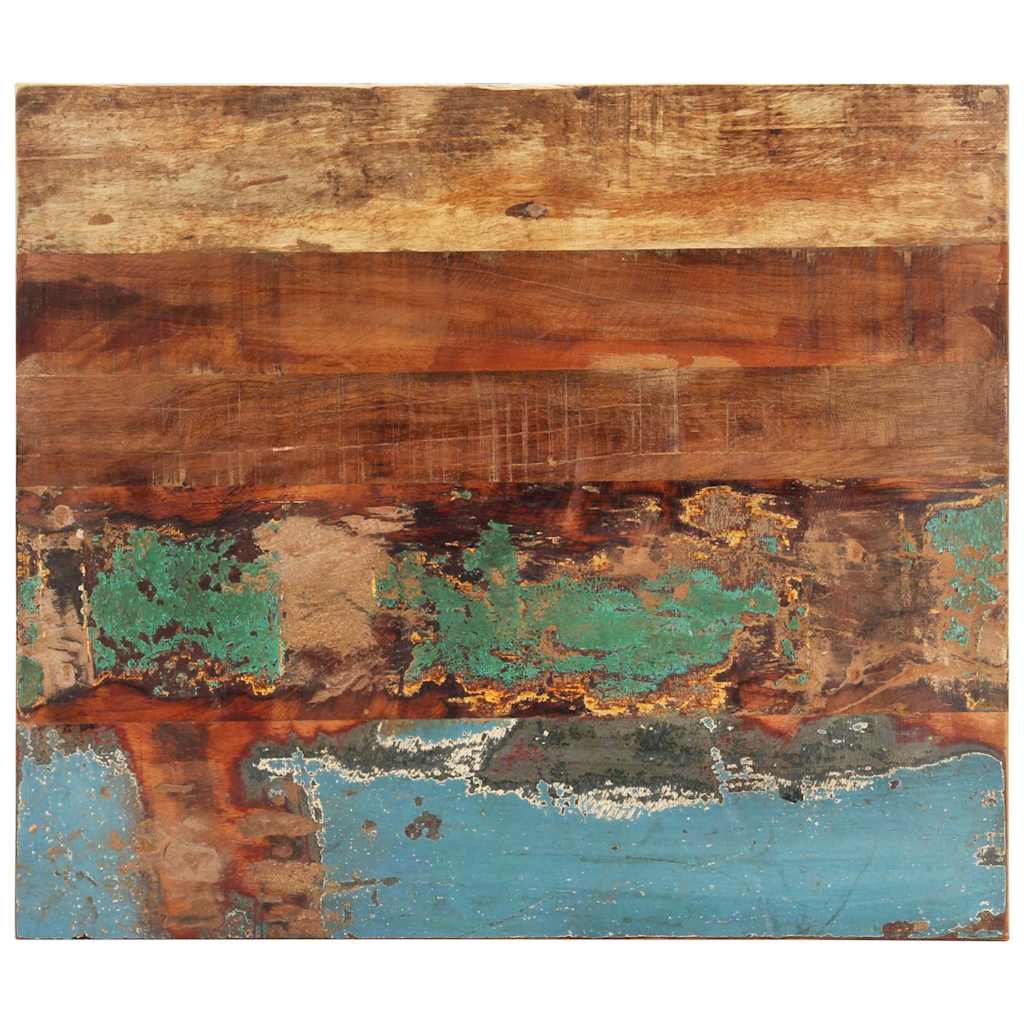 Vidaxl tafelblad rechthoekig 25-27 mm 60x60 cm massief gerecycled hout