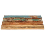 Vidaxl tafelblad rechthoekig 25-27 mm 60x60 cm massief gerecycled hout