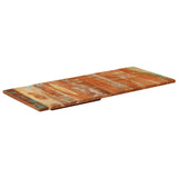 Vidaxl tafelblad rechthoekig 25-27 mm 60x140cm massief gerecycled hout