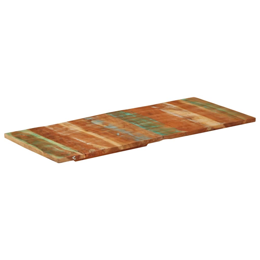 Vidaxl tafelblad rechthoekig 25-27 mm 60x140cm massief gerecycled hout