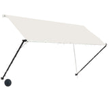 Vidaxl Luifel extensible avec LED 250x150 cm crème