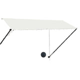 Vidaxl Luifel extendable with LED 300x150 cm cream