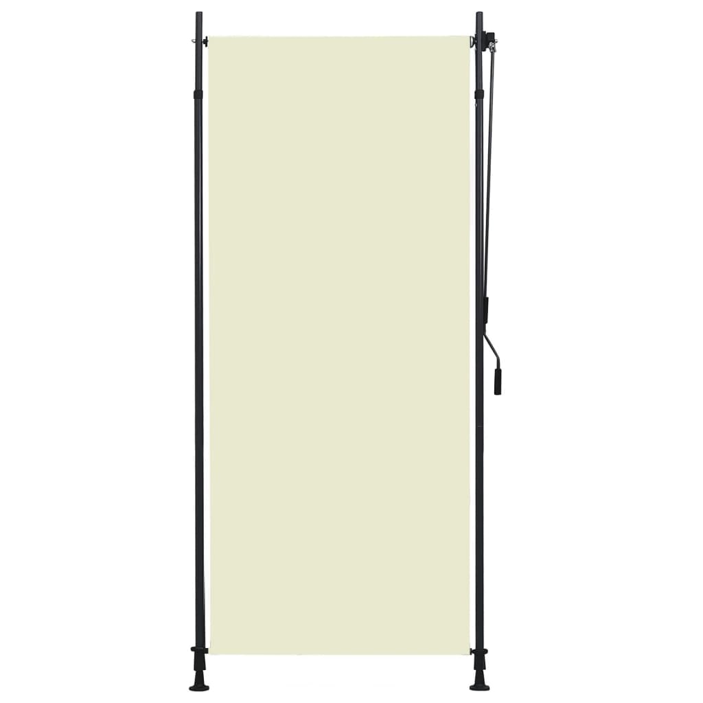 Vidaxl Roller Blind na zewnątrz 100x270 cm krem