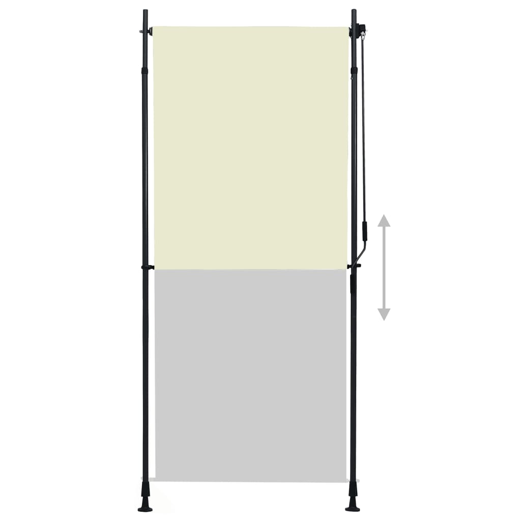 Vidaxl Rouleau à l'aveugle pour la crème à l'extérieur de 100x270 cm