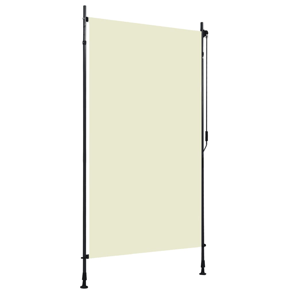 Vidaxl Roller blind for outside 120x270 cm cream