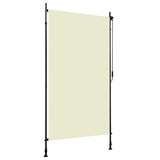 Vidaxl rolgordijn voor buiten 120x270 cm crème