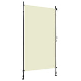Vidaxl rolgordijn voor buiten 120x270 cm crème
