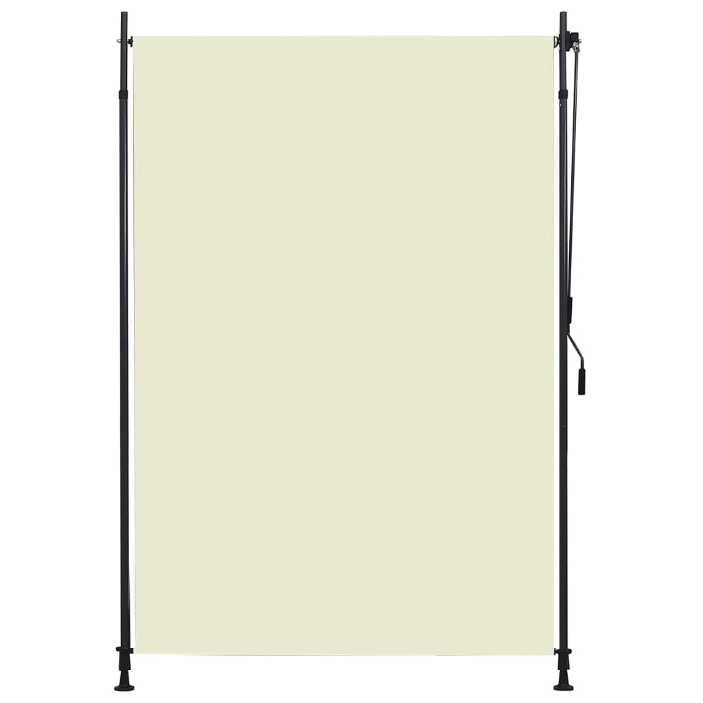 Vidaxl rolgordijn voor buiten 150x270 cm crème