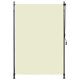 Vidaxl rolgordijn voor buiten 150x270 cm crème