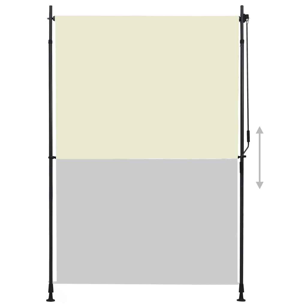 Vidaxl Roller Blind para crema de 150x270 cm