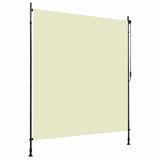 Vidaxl Roller Blind na zewnątrz 200x270 cm krem