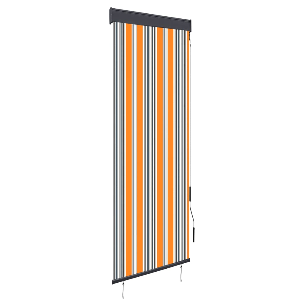 Vidaxl Roller Blind til udvendig 60x250 cm gul og blå