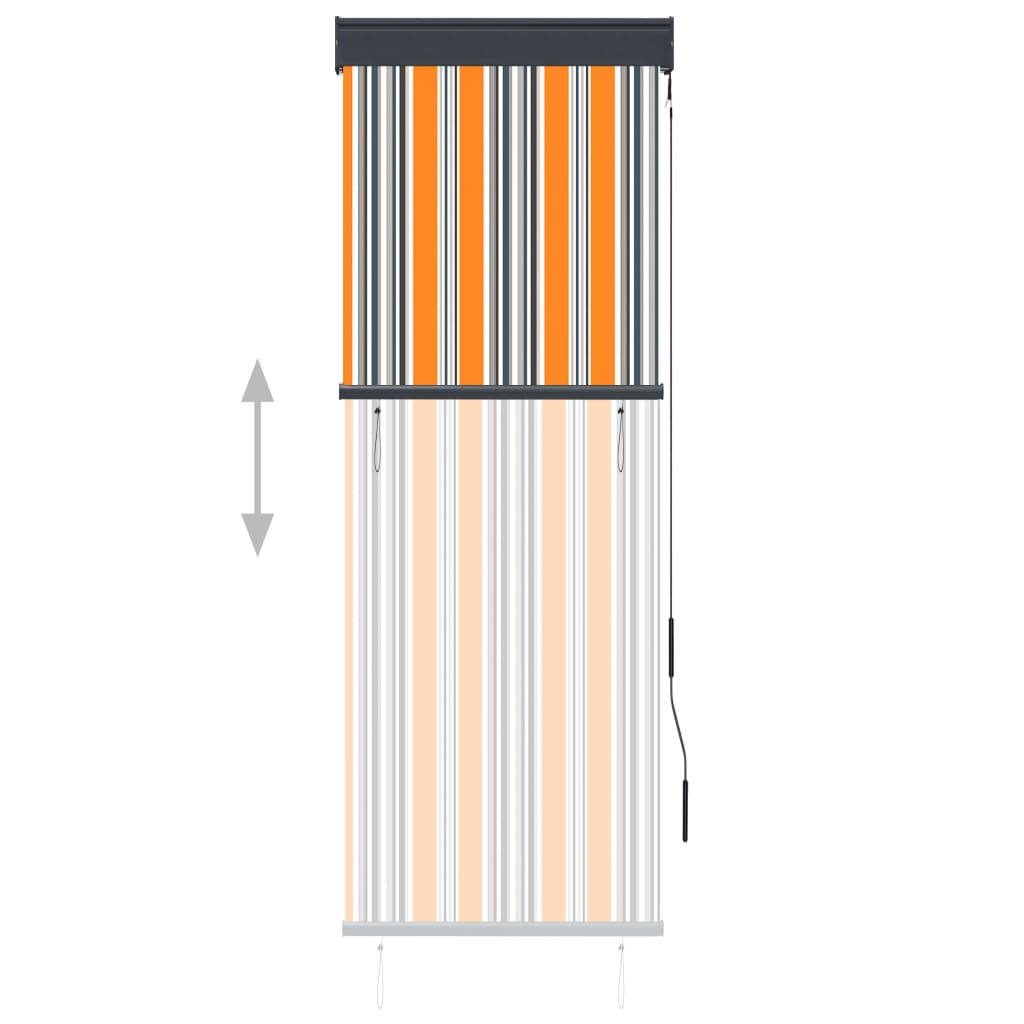 Vidaxl Roller blann fir ausserhalb 60x250 cm giel a blo