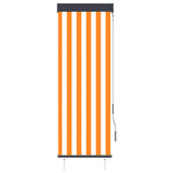 Vidaxl Roller Blind til udvendig 60x250 cm hvid og orange