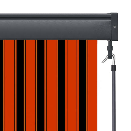 Vidaxl rolgordijn voor buiten 60x250 cm oranje en bruin