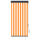 Vidaxl Roller blind for outside 80x250 cm white and orange