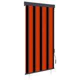 Vidaxl rolgordijn voor buiten 80x250 cm oranje en bruin
