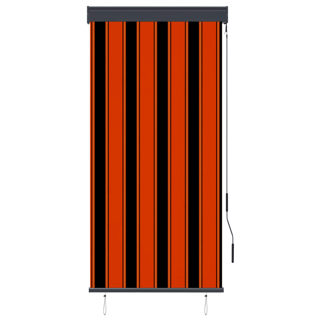 Vidaxl rullo cieco per arancione esterno 80x250 cm e marrone