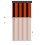 Vidaxl Rouleau aveugle pour l'extérieur de 80x250 cm orange et brun