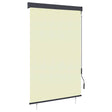 Vidaxl rolgordijn voor buiten 120x250 cm crème