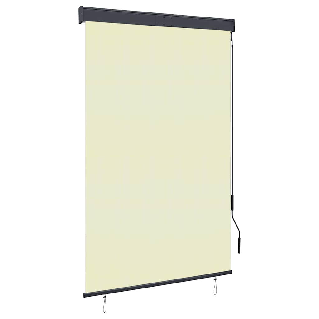 Vidaxl rolgordijn voor buiten 120x250 cm crème