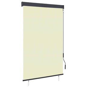 Vidaxl rolgordijn voor buiten 120x250 cm crème