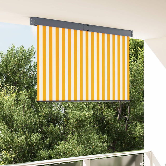 Vidaxl rolgordijn voor buiten 160x250 cm wit en oranje