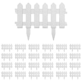 Vidaxl gazonranden 25 st 10 m pp wit