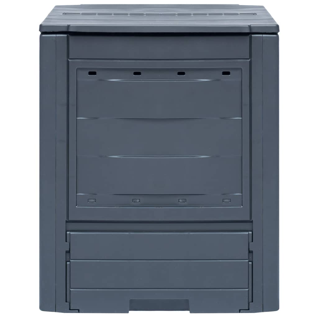 Vidaxl Compost Bins 2 PCS 520 L 60x60x73 cm grå