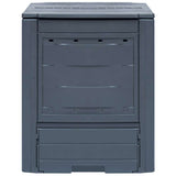 Vidaxl compostbakken 3 st 780 l 60x60x73 cm grijs