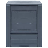 Vidaxl Compost Bins 3 PCS 780 L 60x60x73 cm Grigio