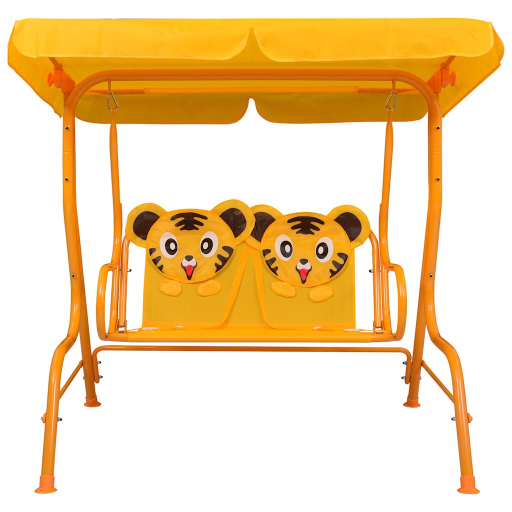 Vidaxl Children's Swing Bank 115x75x110 cm tyggult