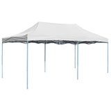 Vidaxl PartyTent plegable 3x6 m de acero blanco